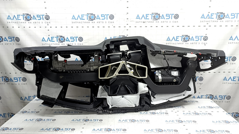 Торпедо передняя панель с AIRBAG BMW X5 G05 19-23 черная, под проекцию