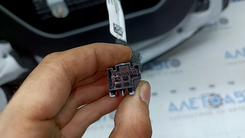 Торпедо передняя панель с AIRBAG BMW X5 G05 19-23 черная, под проекцию