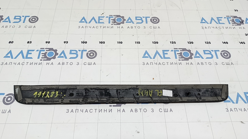 Накладка порогу передня ліва Audi A4 B8 08-16 седан хром S line, зам'ята, подряпини, зламана напрямна
