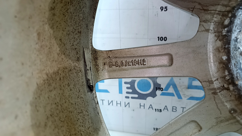 Колісний диск R18x8J Audi A4 B8 13-16 тип 2 бордюрка