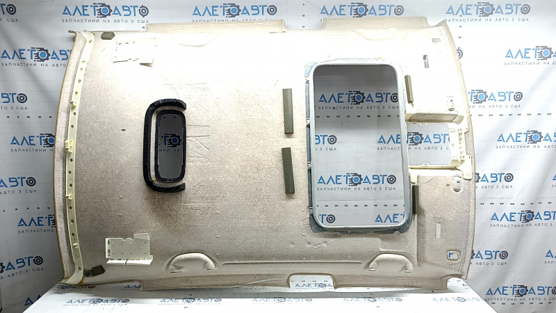 Обшивка потолка VW Passat b8 16-19 USA серый, под люк, под химчистку, заломы