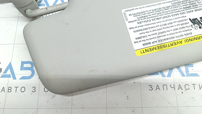 Козирок правий VW Passat b8 16-19 USA сірий, без гачка, під підсвічування, під хімчистку
