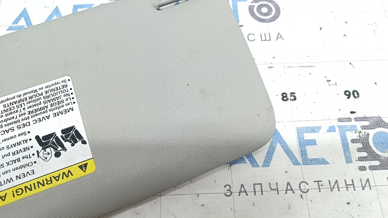 Козирок правий VW Passat b8 16-19 USA сірий, без гачка, під підсвічування, під хімчистку
