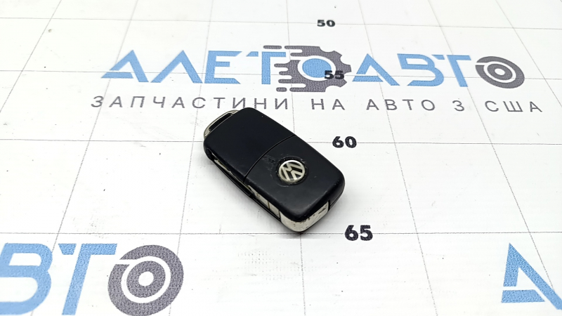 Ключ VW Passat b8 16-19 USA 4 кнопки, розкладний, потертий