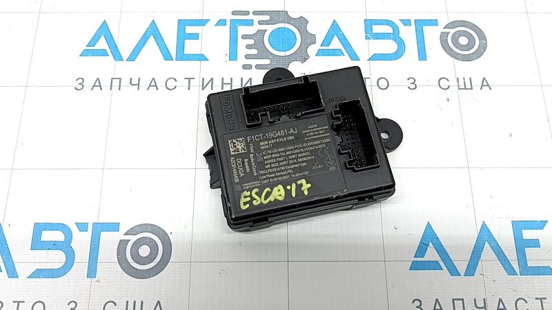 Компьютер двери передней левой Ford Escape MK3 13-19 сломано крепление