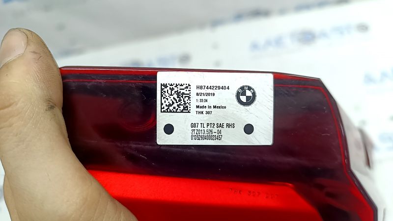 Фонарь внутренний дверь багажника правый BMW X7 G07 19-22 LED, в клее
