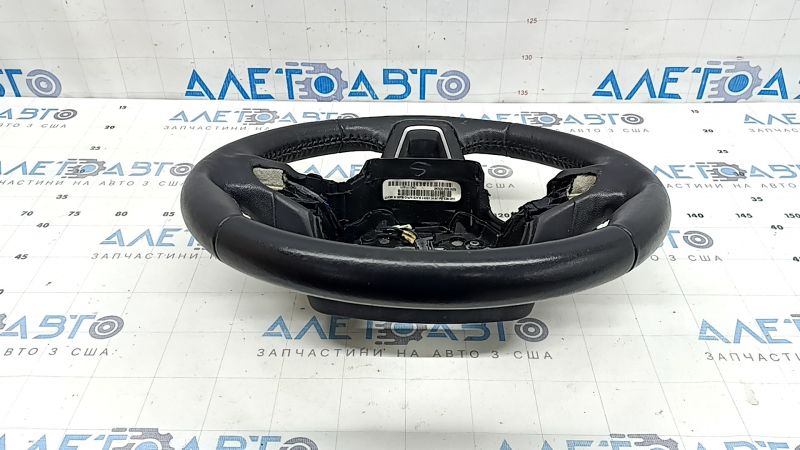 Кермо голе Ford Escape MK3 17-19 рест, шкіра, під підігрів, з пелюстками, без кнопок, подряпини