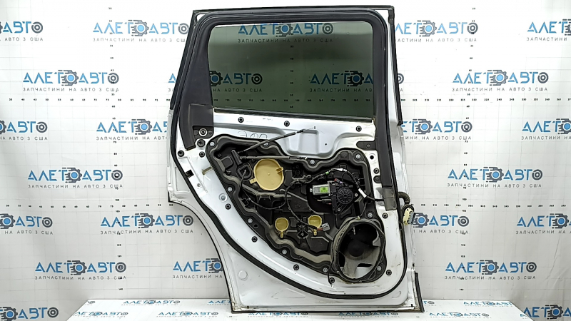 Дверь в сборе задняя левая Jeep Cherokee KL 14-23 тонировка, белый PW7, тычки