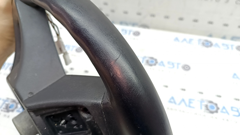 Кермо голе BMW X7 G07 19-22 шкіра чорна під пелюстки з підігрівом під driving assist, Sport, з проводкою, потертий, подряпини, під чищення