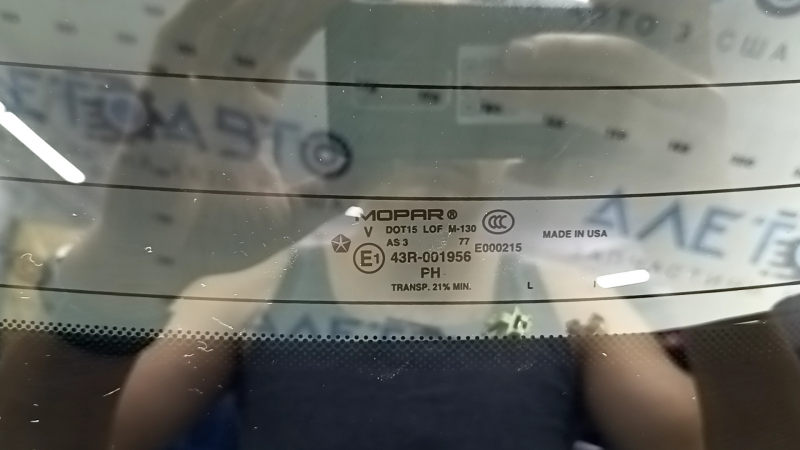 Двері багажника голі зі склом Jeep Cherokee KL 19-23 тонування, білий PW7, зі спойлером та стоп сигналом