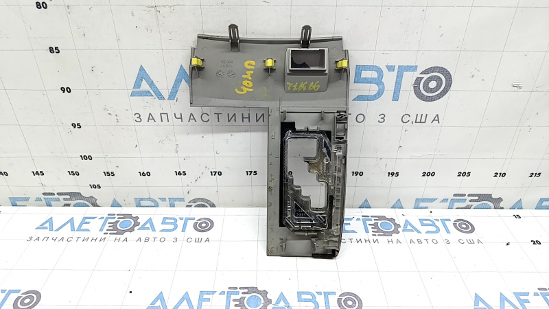 Накладка шифтера КПП Toyota Camry v40 07-11 hybrid, без кнопок подогрева, с заглушкой, царапины