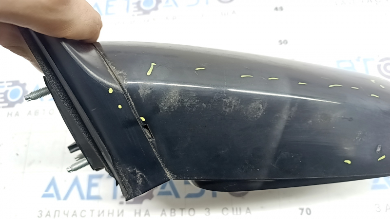 Зеркало боковое левое в сборе Toyota Camry v40 07-11 usa 5 пинов, черное, потерто, скол