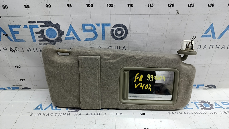 Козирок правий Toyota Camry v40 07-11 бежевий, без гачка, під хімчистку, під перешив
