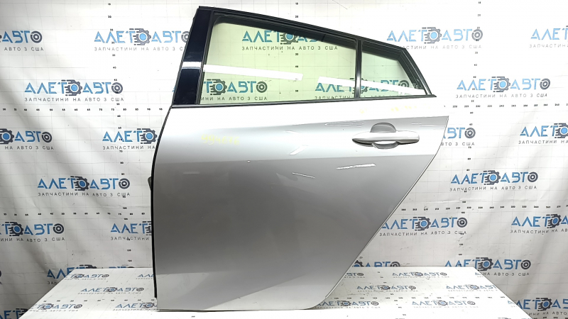 Дверь в сборе задняя левая Toyota Prius 50 Prime 17-18 серебро 1F7, тычка
