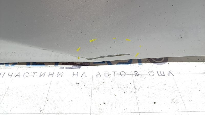 Дверь в сборе задняя правая Toyota Prius 50 Prime 17-18 серебро 1F7, потерта, царапины на накладке