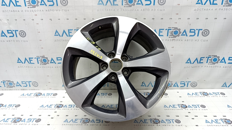 Колісний диск R18 x 7J ET41 Jeep Cherokee KL 19-22 хром, бордюрка