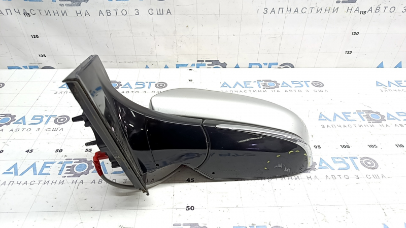 Зеркало боковое левое в сборе Toyota Prius 50 16-20 5 пинов, серебро, царапины