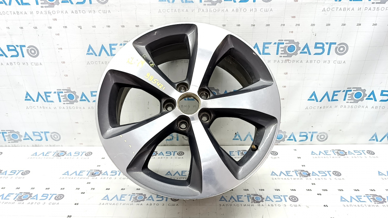 Колісний диск R18 x 7J ET41 Jeep Cherokee KL 19-22 хром, легка бордюрка
