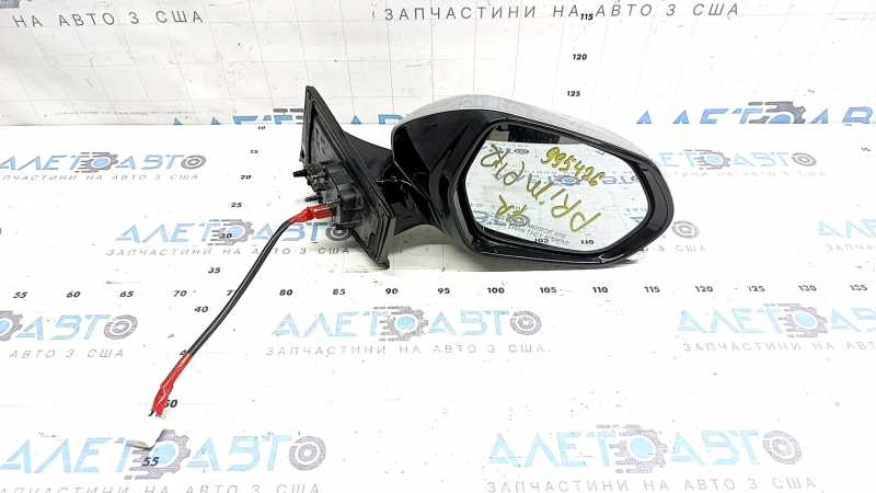 Зеркало боковое правое в сборе Toyota Prius 50 16-22 5 пинов, серебро, царапины