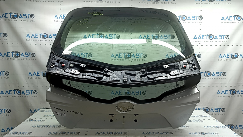 Дверь багажника голая со стеклами Toyota Prius 50 Prime 17-22 серебро 1F7, царапины на стекле