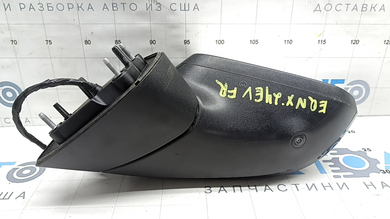 Зеркало боковое левое в сборе Chevrolet Equinox EV 24-26 черное, с камерой, 7 пинов