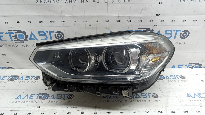 Фара передняя левая BMW X3 G01 18-21 галоген+LED, с креплением, без блока управления, не работала