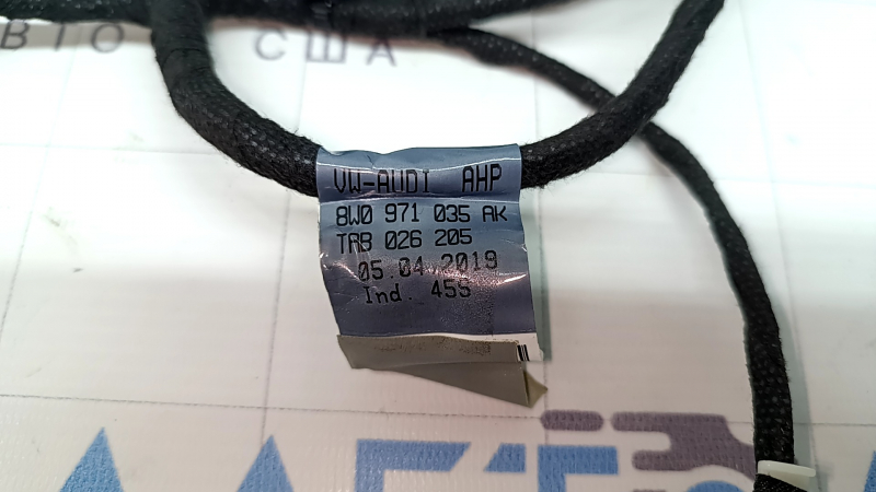 Проводка обшивки дверей картки передня ліва Audi A4 B9 17-25