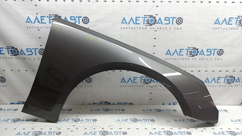 Крило переднє праве Audi A4 B9 20-25 із кронштейнами, графіт LX7H