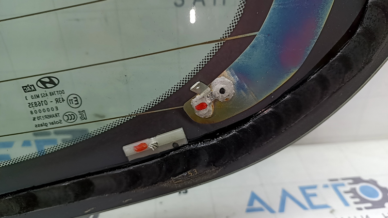 Скло заднє двері багажника верхнє Hyundai Ioniq 17-22 підігрів