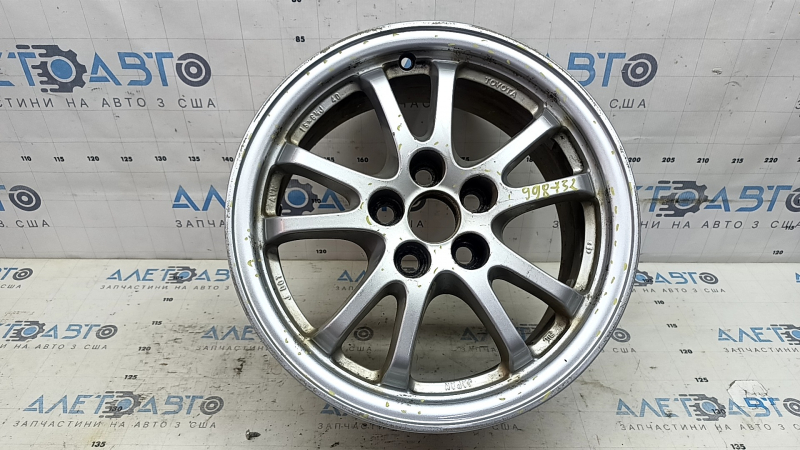 Диск колесный R15x6.5J ET40 Toyota Prius 50 16-22 легкая бордюрка