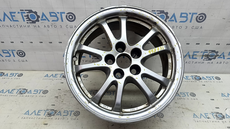 Диск колесный R15x6.5J ET40 Toyota Prius 50 16-22 легкая бордюрка