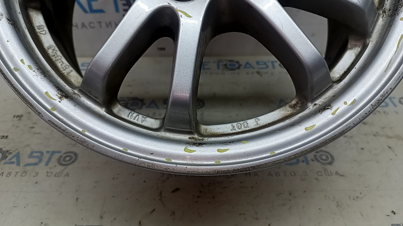 Диск колесный R15x6.5J ET40 Toyota Prius 50 16-22 легкая бордюрка