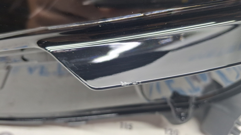 Фара передня ліва в зборі Honda CRV 23-26 LED з чорним глянцевим молдингом, скол на молдингу, потертість