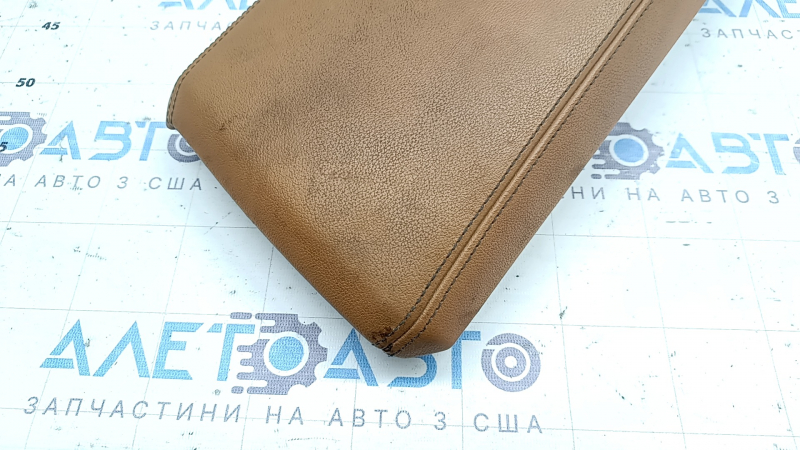 Подлокотник центральной консоли BMW 3 G20 19-21 кожа коричневая COGNAC с строчкой, под химчистку