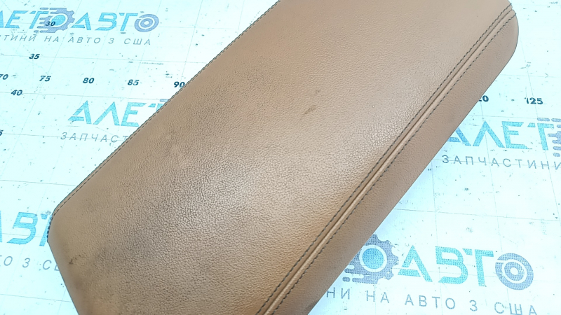Подлокотник центральной консоли BMW 3 G20 19-21 кожа коричневая COGNAC с строчкой, под химчистку