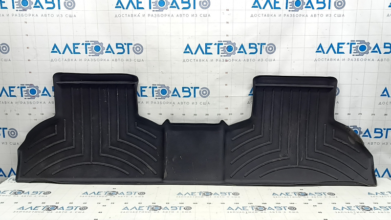 Комплект килимків салону гума BMW X5 F15 14-18 чорний, під 2 ряди, WeatherTech, полізло покриття