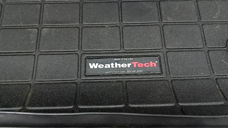 Ковер багажника резина BMW X5 F15 14-18 черный под 2 ряда, WeatherTech