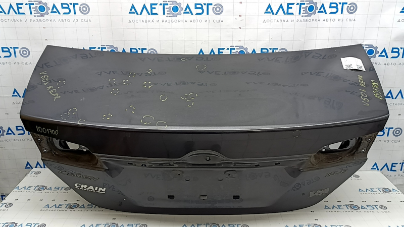 Крышка багажника Toyota Camry v50 12-14 usa XLE, графит 1G3, тычки
