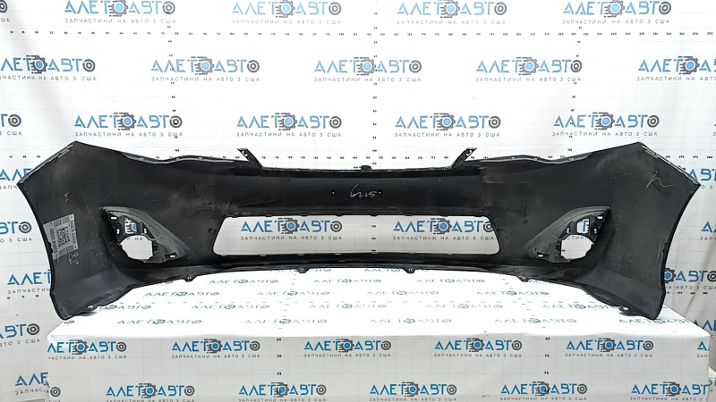 Бампер передний голый Toyota Camry v50 12-14 usa LE XLE, графит, царапины, надломаны крепления, примят
