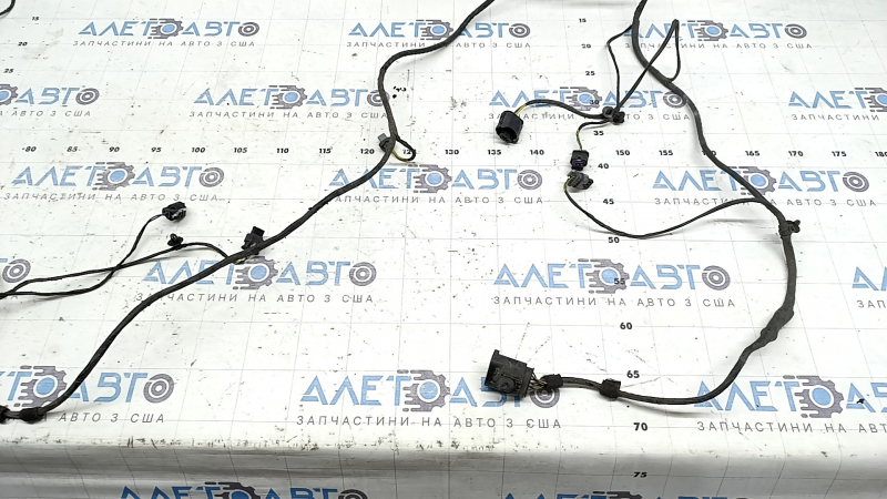 Проводка переднього бампера BMW X3 F25 15-17 рест, під птф, парктроніки, датчик температури навколишнього повітря та камеру