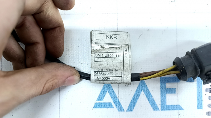 Проводка переднього бампера BMW X3 F25 15-17 рест, під птф, парктроніки, датчик температури навколишнього повітря та камеру