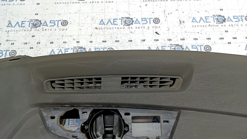 Торпедо передняя панель без AIRBAG Audi Q8 19-25 черная, в копоти, оплавлена