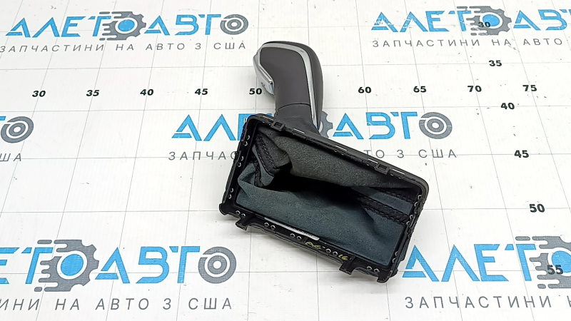 Ручка КПП Audi A6 C7 16-18 рест шкіра чорна, подряпини