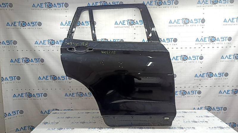 Дверь голая задняя правая BMW X3 F25 11-17 черный 475, тычки