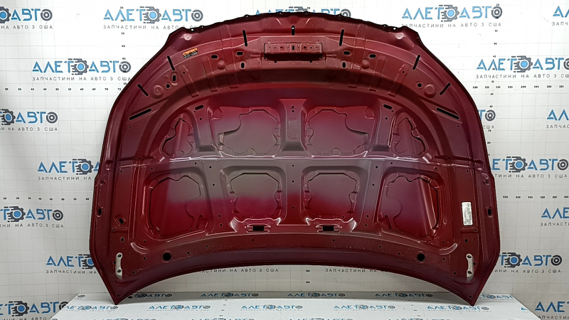 Капот голий Subaru Forester 19-24 SK алюмінієвий, червоний M1Y, тички, вм'ятина