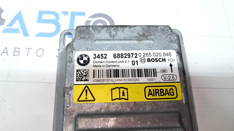 Модуль srs airbag компьютер подушек безопасности BMW X3 F25 15-17