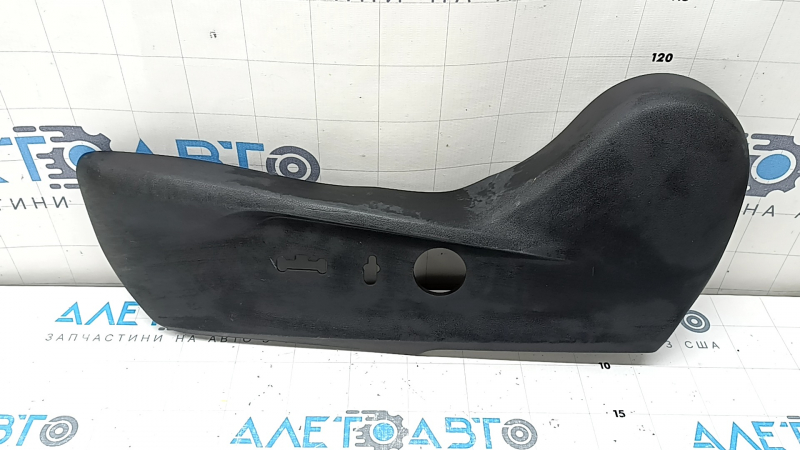Накладка управления водительским сиденьем Subaru Forester 19-24 SK черная, под электро, царапины, под чистку