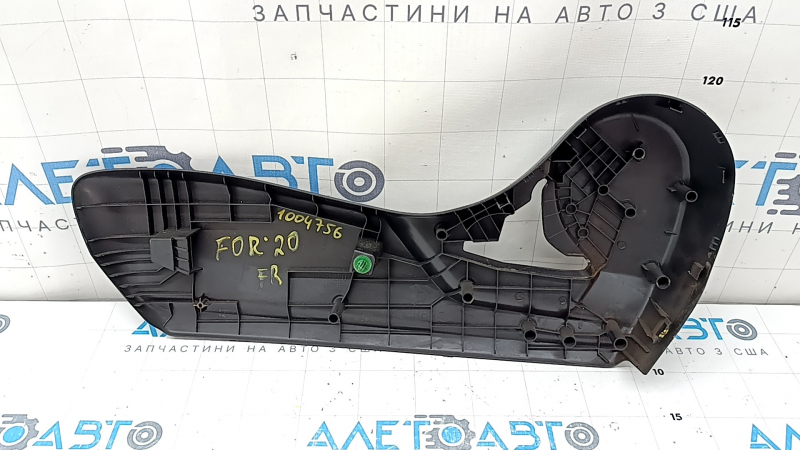Накладка управління пасажирським сидінням Subaru Forester 19-24 SK чорна, під механіку, тріщини у кріпленнях, потерта