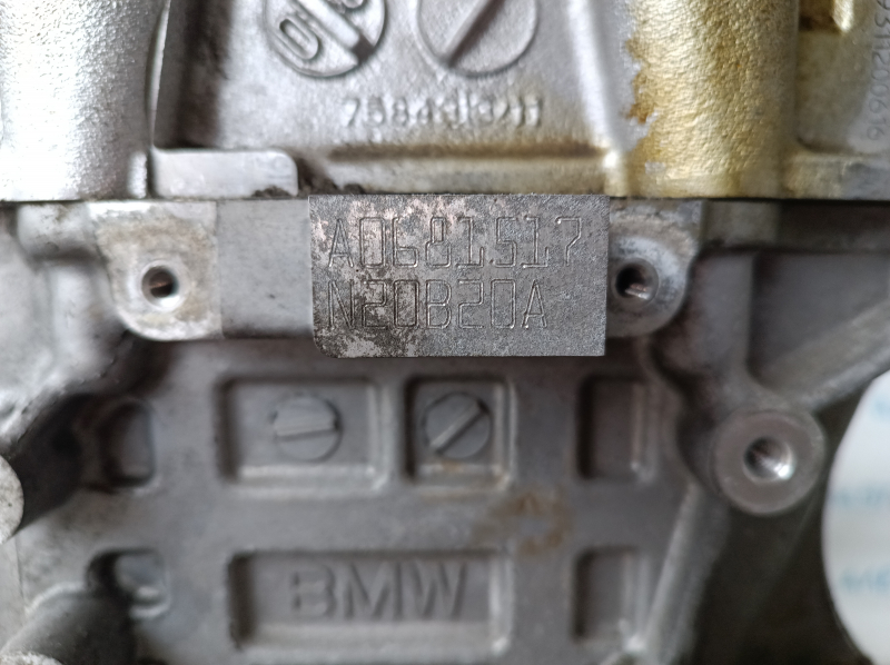 Двигун BMW X3 F25 13-17 N20B20A 82к запустився, компресія 13-13-13-13, іржа в целіндрах