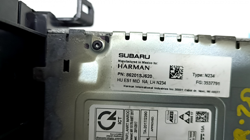 Монітор, дисплей 8" Subaru Forester 19-24 SK подряпини, корпус у кіптяви, окислений
